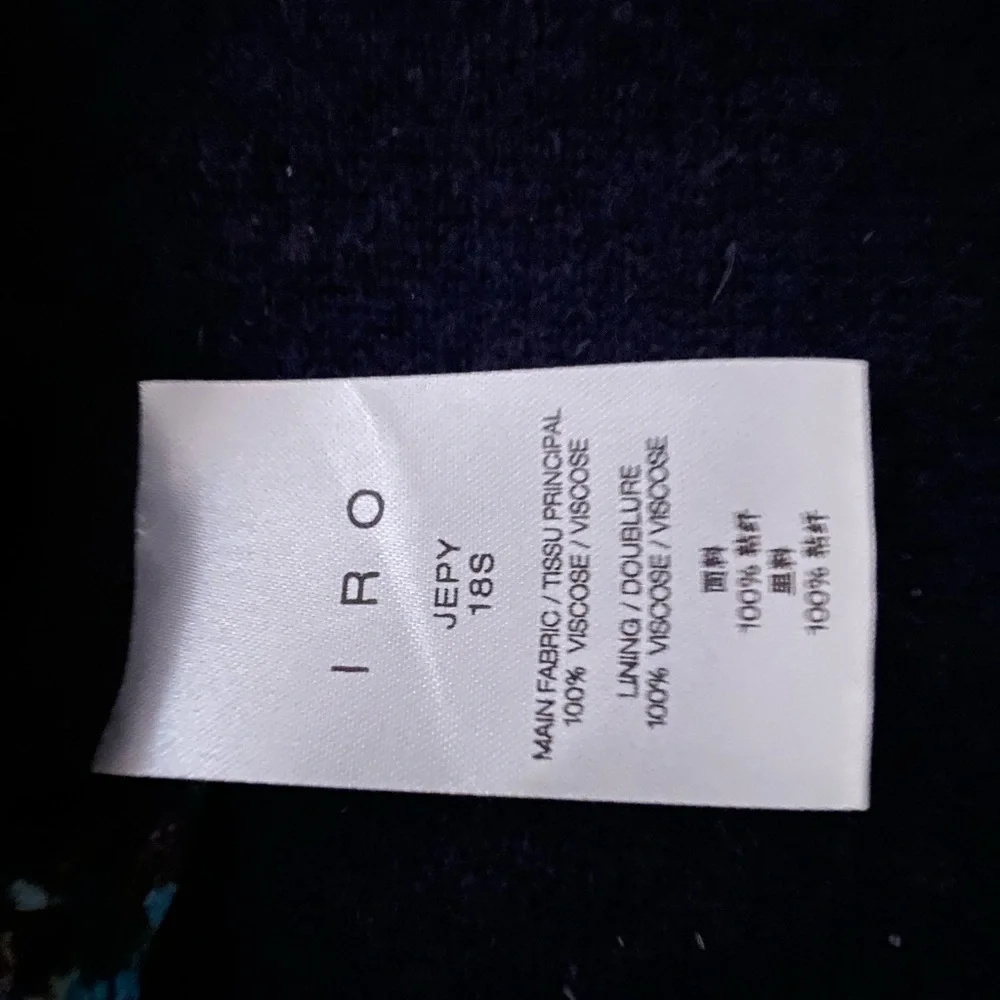 IRO multi colored skirt with ruffled hem size 34 - Picture 5 of 5